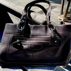 Dark brown Coach Handbag.  Very lightly used.